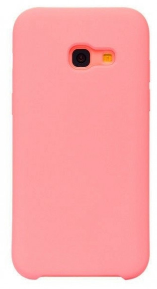 Накладка для Samsung Galaxy A3 (2017) Silicone cover розовая
