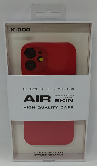 Накладка для iPhone 12 mini 5.4" K-Doo Air Skin силикон красная