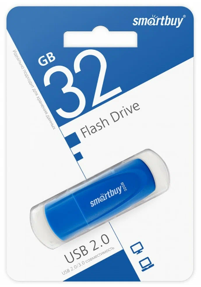 USB флеш накопитель Smartbuy 32GB Scout (SB032GB2SCB) синий