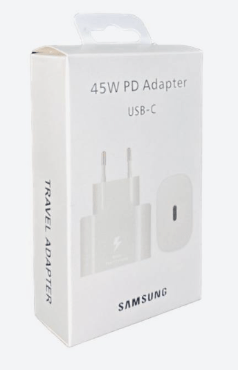 Сетевое зар. устр. для Samsung 45W TYPE-C в упаковке белый (Оригинал)