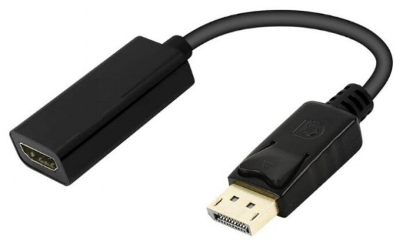 Переходник DisplayPort (папа)-HDMI (мама) c Audio
