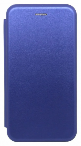 Чехол-книжка Xiaomi redmi 12C Fashion Case кожаная боковая синяя