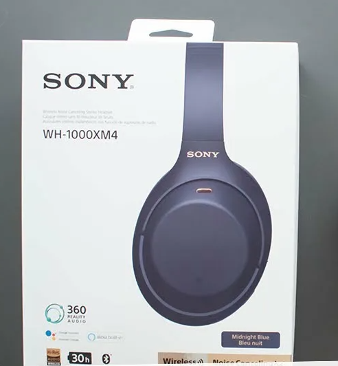Беспроводные наушники Sony WH-1000XM4 синий