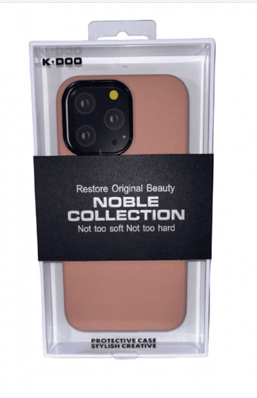 Накладка для iPhone 13 Pro K-Doo Noble кожаная розовая