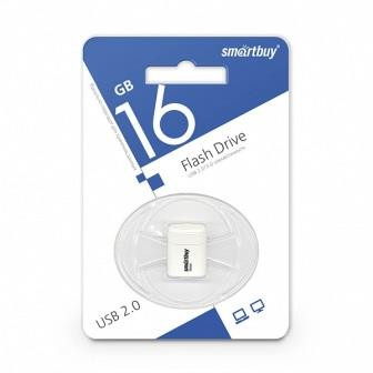 USB флеш накопитель Smartbuy 16GB Lara White (SB16GBLARA-W)