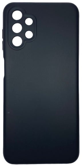 Накладка для Samsung Galaxy A13 4G Silicone cover без логотипа черная