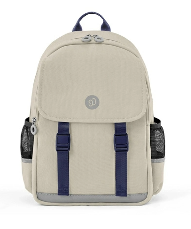 Рюкзак школьный Xiaomi 90 Points NINETYGO GENKI School Backpack бежевый