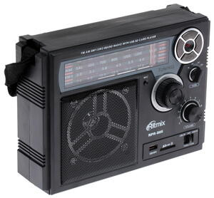 Портативный радиоприемник Ritmix RPR-888 черный