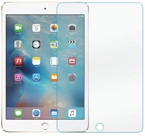 Защитное стекло для iPad Pro (2020) 12.9" (без кнопки) в тех. упаковке