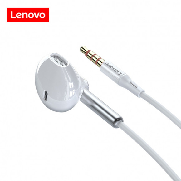 Наушники с микрофоном Lenovo XF06 1.2м белые