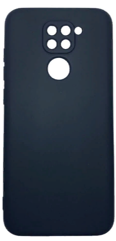 Накладка для Xiaomi Redmi Note 9 Silicone cover черная