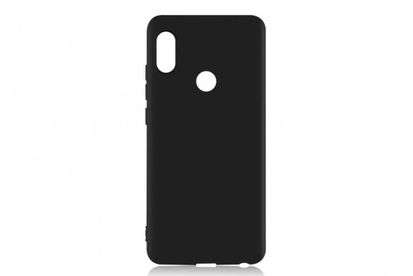 Чехол-накладка для Xiaomi Mi MIX 2S силикон матовый чёрный