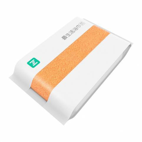 Полотенце банное Xiaomi ZSH Youth Series 34*76 оранжевое