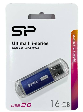 USB накопитель Silicon Power 16GB Ultima II - I Series Navy Blue