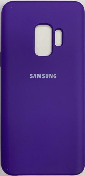 Накладка для Samsung Galaxy S9 Silicone cover фиолетовая