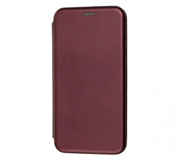 Чехол-книжка Samsung Galaxy A33 Fashion Case кожаная боковая бордовая