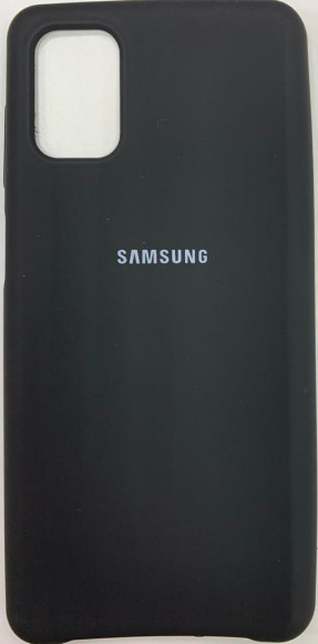 Накладка для Samsung Galaxy M51 Silicone cover черная