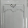 Чехол-накладка силикон тонкий с карманом под карту iPhone 11 6.1" прозрачная