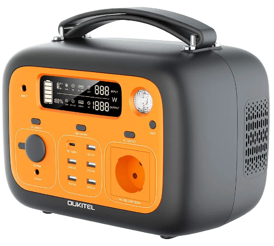 Портативный источник питания с объемом аккумулятора 500 Вт Oukitel P501 оранжевый