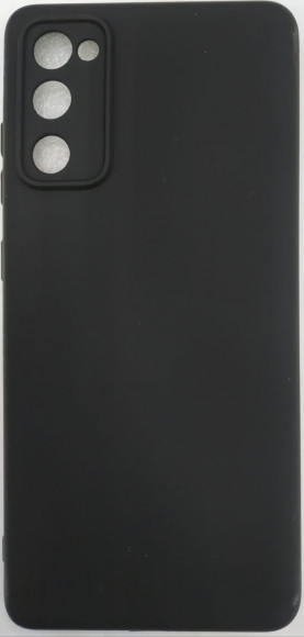 Чехол-накладка для Samsung Galaxy S21FE силикон матовый чёрный