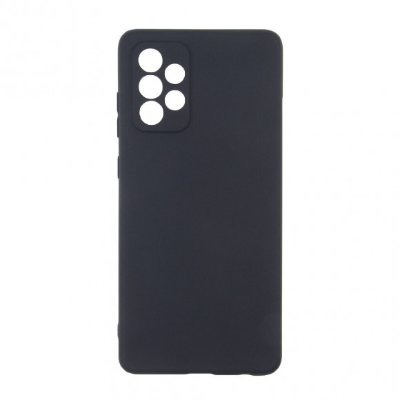 Чехол-накладка для Samsung Galaxy A72 5G силикон матовый чёрный