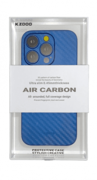 Накладка для iPhone 14 Pro 6.1" K-Doo Air Carbon пластик синяя