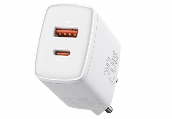 Сетевое зарядное устройство Baseus Compact Quick Charger 20W EU (CCXJ-B02), белый