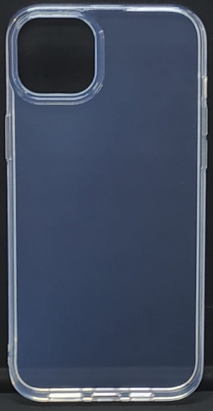 Чехол-накладка силикон 2.0мм iPhone 14 Plus 6.7" прозрачный