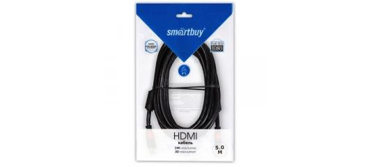 Кабель HDMI - HDMI v1.4 Smartbuy (K-352-50) 2 фильтра 5м