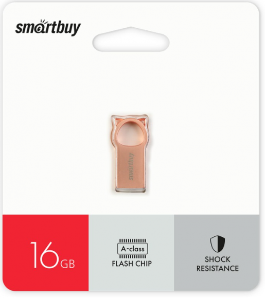 USB флеш накопитель Smartbuy 016GB MC5 Metal Kitty Pink (SB016GBMC5)