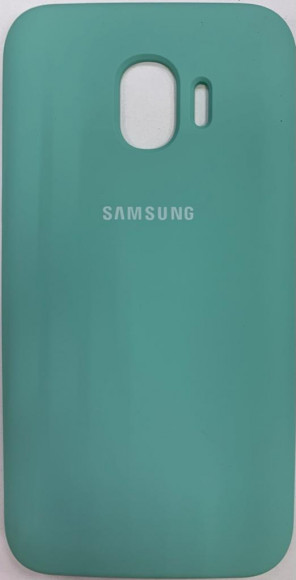 Накладка для Samsung Galaxy J2 (2018) Silicone cover бирюзовая