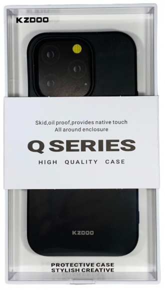 Накладка для iPhone 14 Pro K-Doo Q Series силиконовая черная
