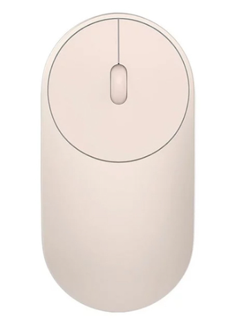 Мышь оптическая Xiaomi Mi Portable Mouse HLK4003CN золотистая