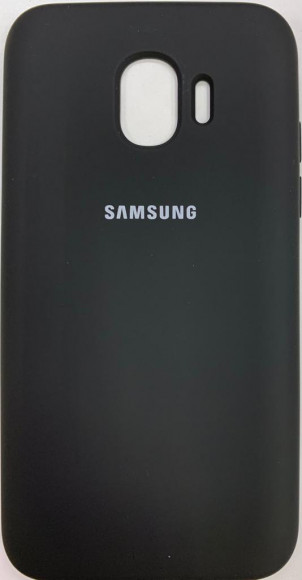 Накладка для Samsung Galaxy J2 (2018) Silicone cover черная