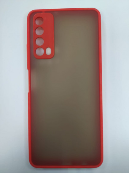Накладка для Huawei P Smart (2021)  силикон матовая бока цветные ассортимент