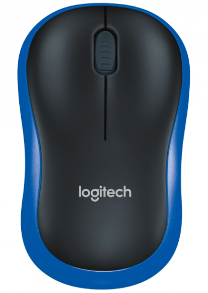 Мышь беспроводная Logitech M185 оптическая 1000DPI синяя