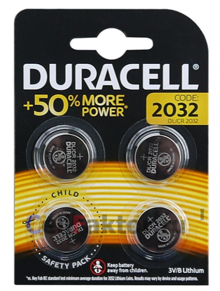 Литиевый элемент питания Duracell CR2032