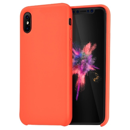 Накладка для iPhone X Hoco Pure series силиконовая, оранжевая
