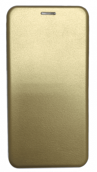 Чехол-книжка Xiaomi Pocophone X4 Pro Fashion Case кожаная боковая золотая