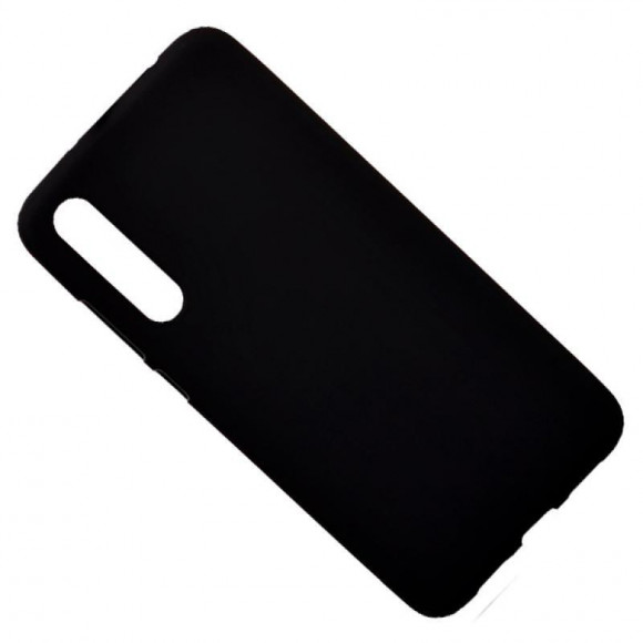 Чехол-накладка для Huawei P20 силикон матовый чёрный