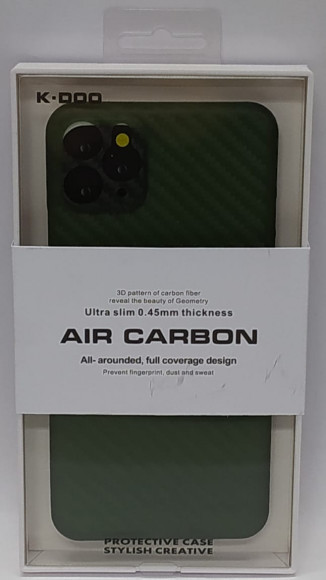 Накладка для iPhone 11 Pro Max K-Doo Air Carbon пластик зелёная
