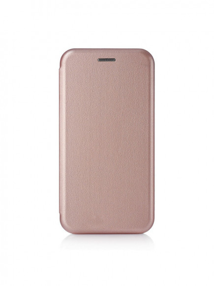 Чехол-книжка Xiaomi redmi Note 9 Fashion Case кожаная боковая розовое золото