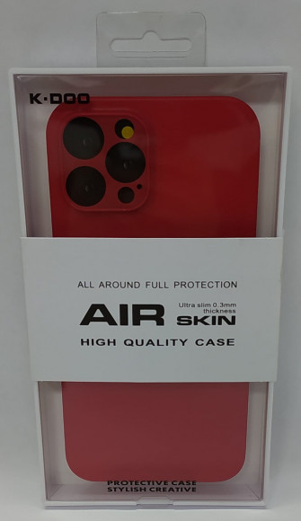 Накладка для iPhone 12 Pro Max 6.7" K-Doo Air Skin силикон красная