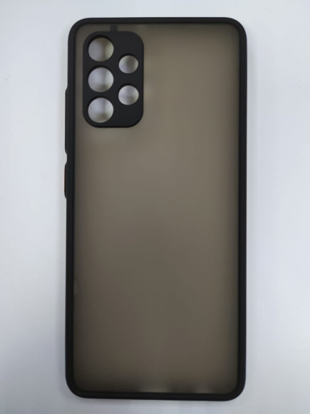 Накладка для Samsung Galaxy A32 4G силикон матовая бока цветные ассортимент