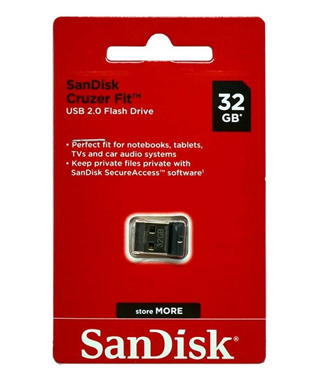 USB флеш накопитель SanDisk 32GB CZ33 Cruzer Fit (SDCZ33-032G-G35)