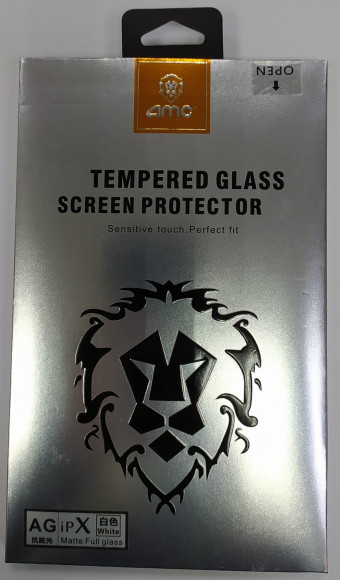 Защитное стекло для iPhone 11 Pro/X/XS 5.8" AMC матовое белое