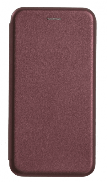 Чехол-книжка Samsung Galaxy A50S Fashion Case кожаная боковая малиновая