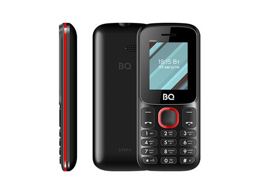 Мобильный телефон BQ Step L+ (BQ-2440) черно-красный