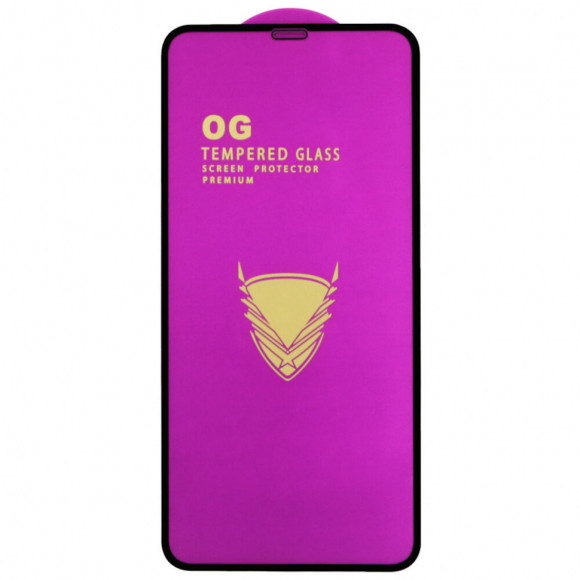 Защитное стекло для Samsung Galaxy A14 OG Purple черное