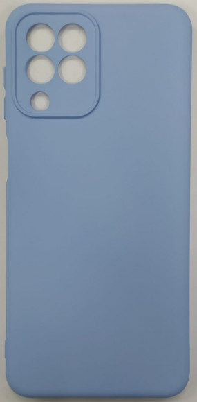 Накладка для Samsung Galaxy M33 силикон матовый голубой